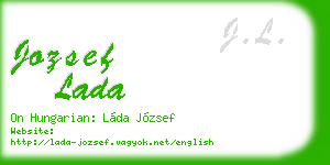 jozsef lada business card