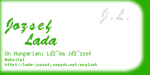 jozsef lada business card